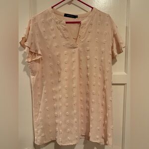 Light Pink Textured Top